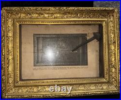 Antique 1913 Religious Relic Framed Titulus Crucis Reproduction + Iron Nail Antique 1913 Religious Relic Framed Titulus Crucis Reproduction + Iron Nail