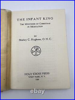 Antique 1920 Religious Book The Infant King Christmas Meditations Rare