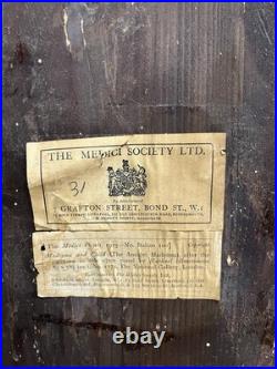 Antique 1923 Medici Society Print Madonna and Child