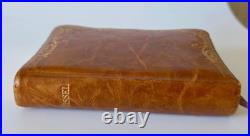 Antique 1924 French Missel de la Vie de Jésus-Christ Leather Gold Gilt Edges