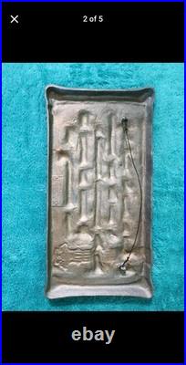 Antique 1928 By A. E. Mitchell Art Co. John 316 Religious Wall Plaque