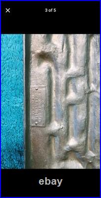 Antique 1928 By A. E. Mitchell Art Co. John 316 Religious Wall Plaque