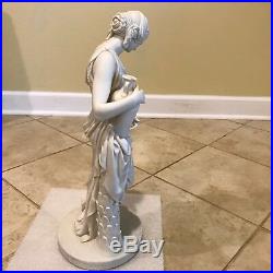 Antique 19th C. Copeland Opus Theed Parian Ware Sculpture / Statue Rebekah