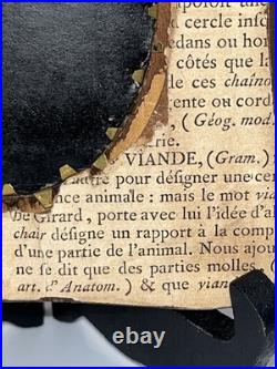 Antique 19th C Miniature Painting On Porcelain Madonna & Child Double Framed