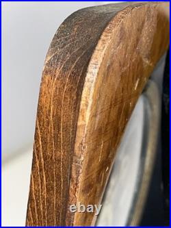 Antique 19th C Miniature Painting On Porcelain Madonna & Child Double Framed