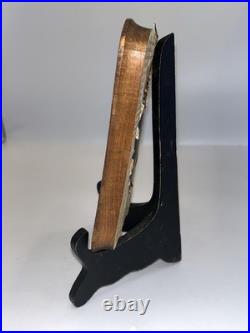 Antique 19th C Miniature Painting On Porcelain Madonna & Child Double Framed