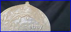 Antique 19th Century Carved Mother Of Pearl Shell Religious Plaques Jesus #5591