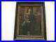 Antique-19th-Century-Old-Master-Painting-Portrait-Icon-Madonna-Retablo-Metal-01-sbuh