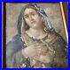 Antique-19th-Century-Religious-Retablo-Oil-on-tin-Mother-Of-Sorrows-Dolorosa-01-gnp