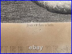 Antique 19thC Murillo La Vierge de Madrid Religious Print Berlin W. Korn Madon