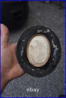 Antique 19thc Meerschaum carved suffering christ religious frame plaque