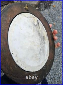 Antique 19thc meerschaum Resurrection of Christ plaque religious