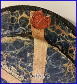 Antique 19thc multi 6 relic saints Holder plaque religious napoleon III ex voto