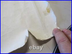 Antique 20 x 40 Crypt Gravestone RUBBING Alexander Inglis 1400's Scotland