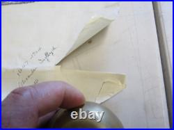 Antique 20 x 40 Crypt Gravestone RUBBING Alexander Inglis 1400's Scotland