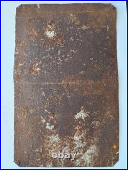 Antique 20th C Mexico Spanish Retablo Painting Tin Painting Virgin de Guadalupe