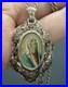 Antique-800-Silver-Hand-Painted-Ornate-Pendant-Necklace-Madonna-Religious-18-01-tqxw