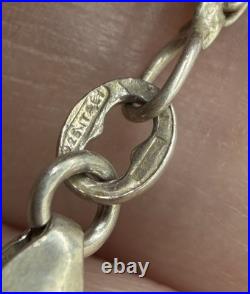 Antique 800 Silver Hand Painted Ornate Pendant Necklace Madonna Religious 18