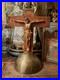 Antique-Art-Deco-Religious-Wood-Bronse-Metal-Monastery-Standing-Corpus-Crucifix-01-hhgw