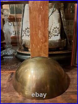 Antique Art Deco Religious Wood Bronse Metal Monastery Standing Corpus Crucifix Antique Art Deco Religious Wood Bronse Metal Monastery Standing Corpus Crucifix