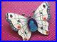 Antique-Art-Nouveau-Sterling-Enamel-Butterfly-PinBrooch-w-Mary-Religious-Medal-01-aby