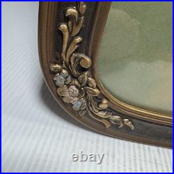 Antique Art Print The Immaculate Conception Of Mary Wood Framed 18.5x22.5 Arched