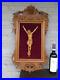 Antique-BLack-forest-german-wood-carving-Wall-plaque-crucifix-rare-religious-01-cgt