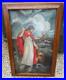 Antique-Belgian-1902-dated-oil-canvas-painting-jesus-walk-over-water-religious-01-xyh
