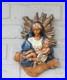 Antique-Belgian-ceramic-Madonna-relief-wall-plaque-panel-marked-religious-01-zun