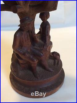 Antique Black Forest Carved 7.5 Religious Chalice/Goblet VERY RARE