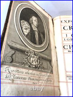 Antique Book 1710 An Exposition Of The Creed by John, Lord Bishop of Chester