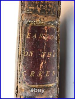 Antique Book 1710 An Exposition Of The Creed by John, Lord Bishop of Chester
