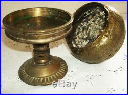 Antique Brass Islamic Incense Burner, Rare and Fabulous, Middle East, Religious
