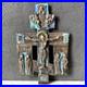 Antique-Bronze-Enamel-Religious-Crucifix-Cross-Icon-Benedictines-of-Chevetogne-01-cx
