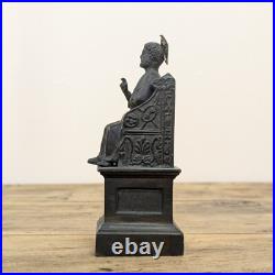 Antique Bronze St. Peter Statue, Seated Figure, Religious Collectible Antique Bronze St. Peter Statue, Seated Figure, Religious Collectible