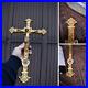 Antique-Bronze-wall-crucifix-enamel-inlay-decor-religious-01-wdu