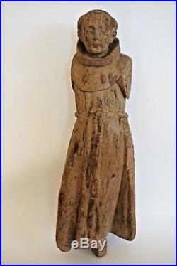 Antique Carved Santos / Monk Figure