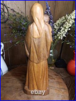 Antique Carved Wooden Modona with Child (ROC) 1913/1948 RELIGIOUS Figurine RARE Antique Carved Wooden Modona with Child (ROC) 1913/1948 RELIGIOUS Figurine RARE