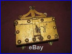 Antique Cast Iron Alms Box Religious