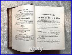 Antique Catholic Book, The Cross And The Flag, 1900, Illustrated, Shea, Good+