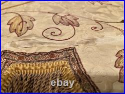 Antique Catholic Church Virgin Mary Religious Processional Banner 20th Century