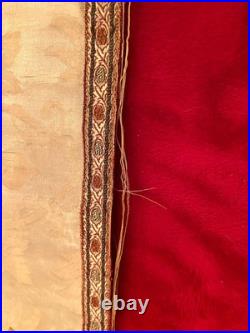 Antique Catholic Church Virgin Mary Religious Processional Banner 20th Century