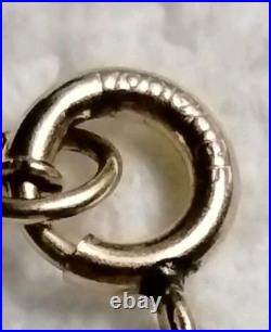 Antique Catholic French Saint Therese 1/20 12 KT GF chain & Religous Medal