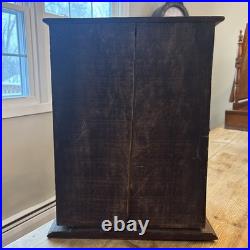 Antique Catholic Last Rites Sick Call Box Viaticum Cabinet Religious