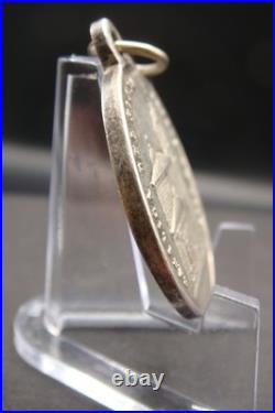 Antique Catholic Medal Santo Cristo de Lezo Spain Basilica Holy Protection