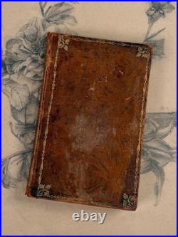 Antique Catholic Prayer Book Recueil De Prieres Choisies French German 18th C