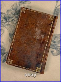 Antique Catholic Prayer Book Recueil De Prieres Choisies French German 18th C