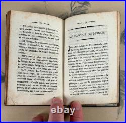 Antique Catholic Prayer Book Recueil De Prieres Choisies French German 18th C