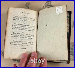 Antique Catholic Prayer Book Recueil De Prieres Choisies French German 18th C