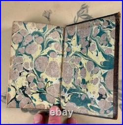 Antique Catholic Prayer Book Recueil De Prieres Choisies French German 18th C